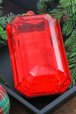Decorator's Warehouse 8" Red Jewel Ornament > Jewels|Nutcracker