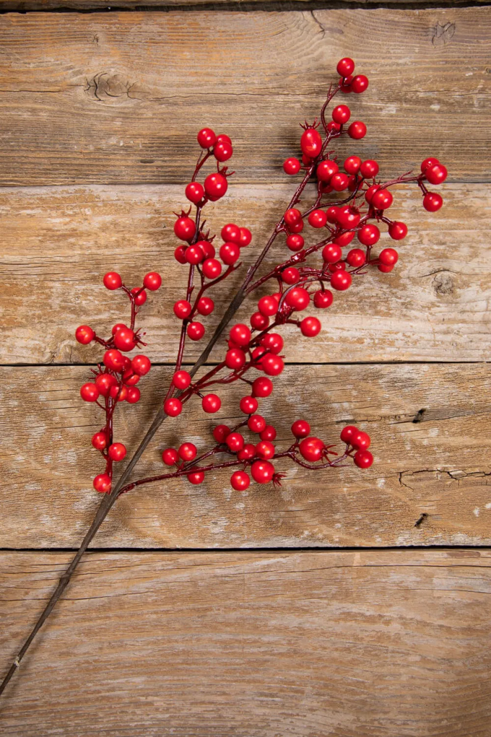Decorator's Warehouse 26” Red Mixed Berry & Crabapple Spray > Cardinal|Christmas Sprays