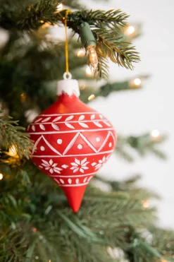 Decorator's Warehouse 5” Red Resin Snowflake Ornament > Cardinal|Christmas Decor