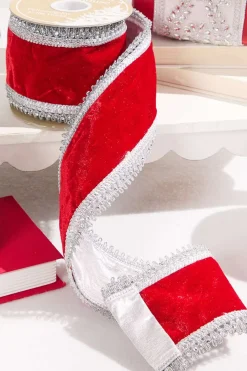 Decorator's Warehouse Red & Silver Ribbon Mini Bundle > Christmas Ribbon|Christmas Decor