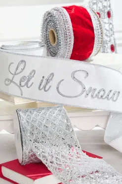 Decorator's Warehouse Red & Silver Ribbon Mini Bundle > Christmas Ribbon|Christmas Decor