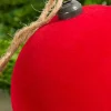 Decorator's Warehouse 4" Red Velvet Flocked Ornament > Nutcracker|Christmas Decor