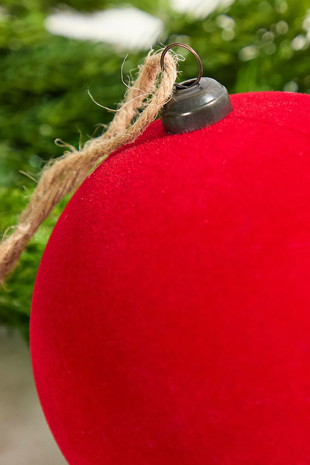 Decorator's Warehouse 4" Red Velvet Flocked Ornament > Nutcracker|Christmas Decor