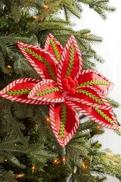 Decorator's Warehouse 22" Red, White and Green Velvet Stem > Christmas Decor|Storyville
