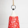 Decorator's Warehouse 9” Red/White Metal Bell Ornament > Christmas Decor|Believe