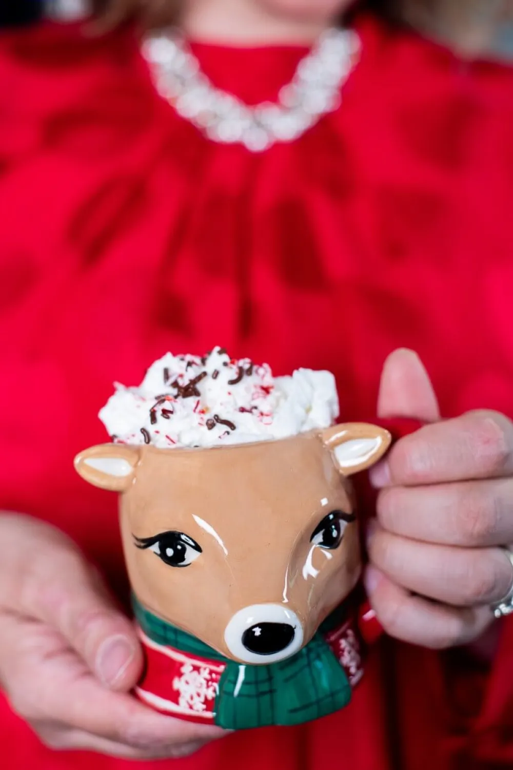 Decorator's Warehouse Reindeer Mug > Christmas Accents|Christmas Decor