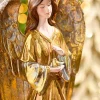 Decorator's Warehouse 18" Resin Angel With Dove > Santas & Angels|Christmas Decor