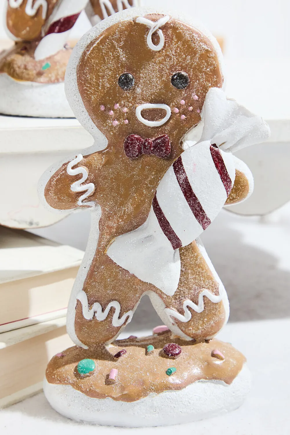 Decorator's Warehouse 7.5" Resin Candy Gingerbread Men > Christmas Decor|Christmas Accents