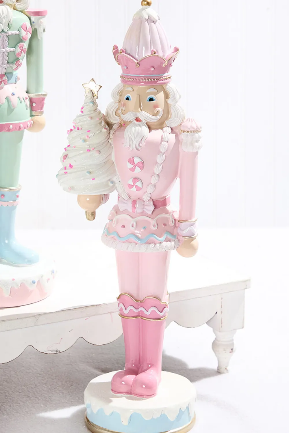 Decorator's Warehouse 18" Resin Dessert Toy Soldier > Santa'S Sweet Shoppe|Christmas Decor