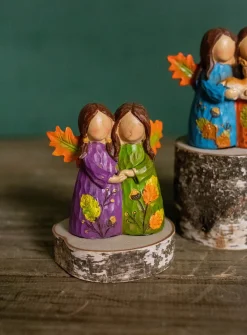 Decorator's Warehouse 3" Resin Forest Angel Friends > Fall Decor|Santas & Angels