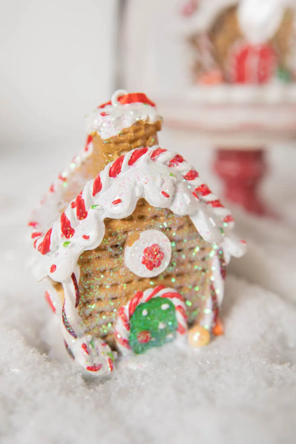 Decorator's Warehouse 3.5” Resin Gingerbread House Ornament > Christmas Ornaments|Christmas Decor
