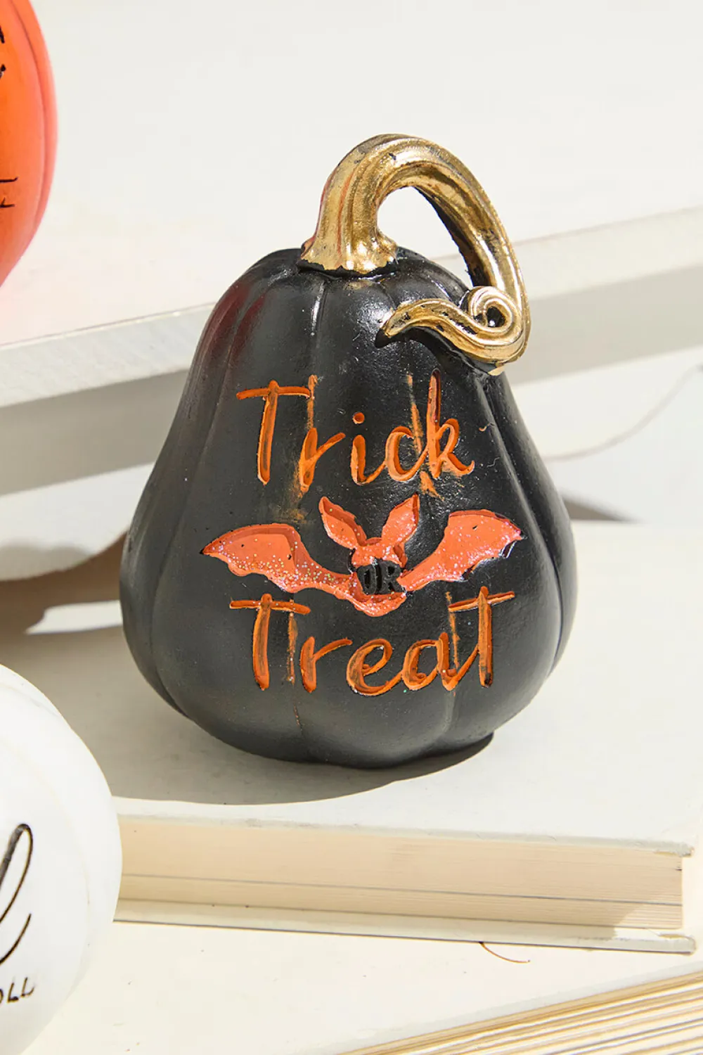 Decorator's Warehouse 4.3" Resin Halloween Pumpkin > Halloween|Halloween