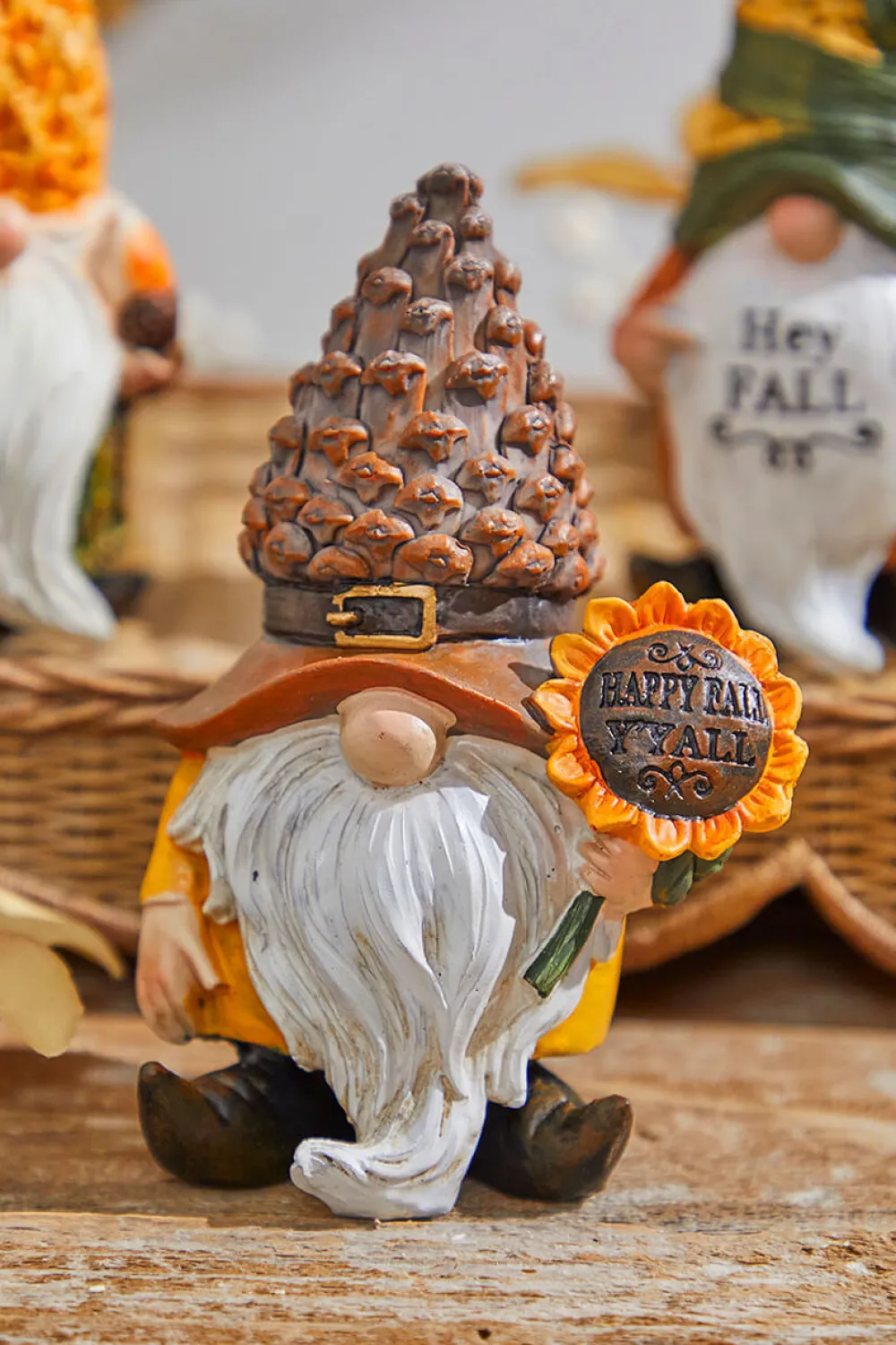 Decorator's Warehouse 5" Resin Harvest Gnome Figurine > Fall Decor|Fall Decor