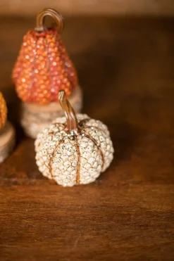 Decorator's Warehouse 4.5” Resin Harvest Pumpkin > Fall Decor|Fall Decor