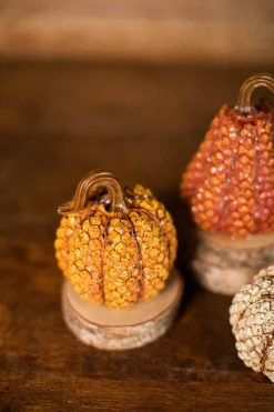 Decorator's Warehouse 4.5” Resin Harvest Pumpkin > Fall Decor|Fall Decor