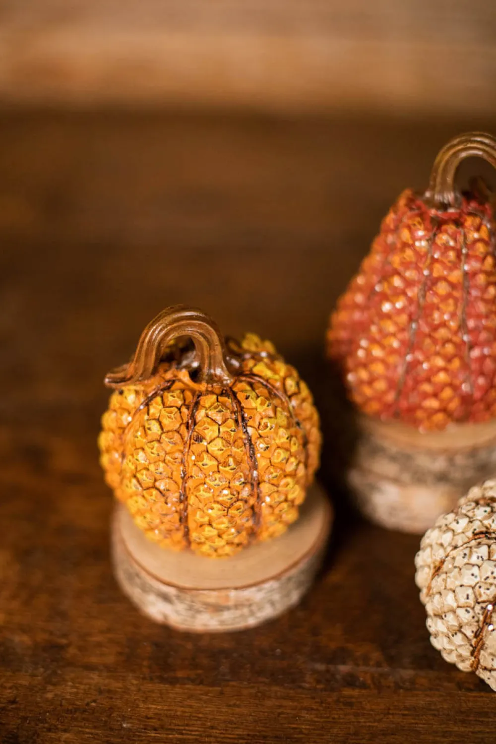 Decorator's Warehouse 4.5” Resin Harvest Pumpkin > Fall Decor|Fall Decor