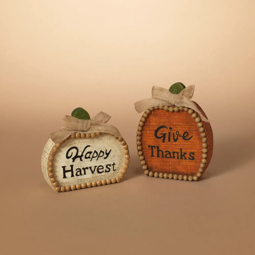Decorator's Warehouse 5.5" Resin Harvest Pumpkin > Fall Decor|Fall Decor