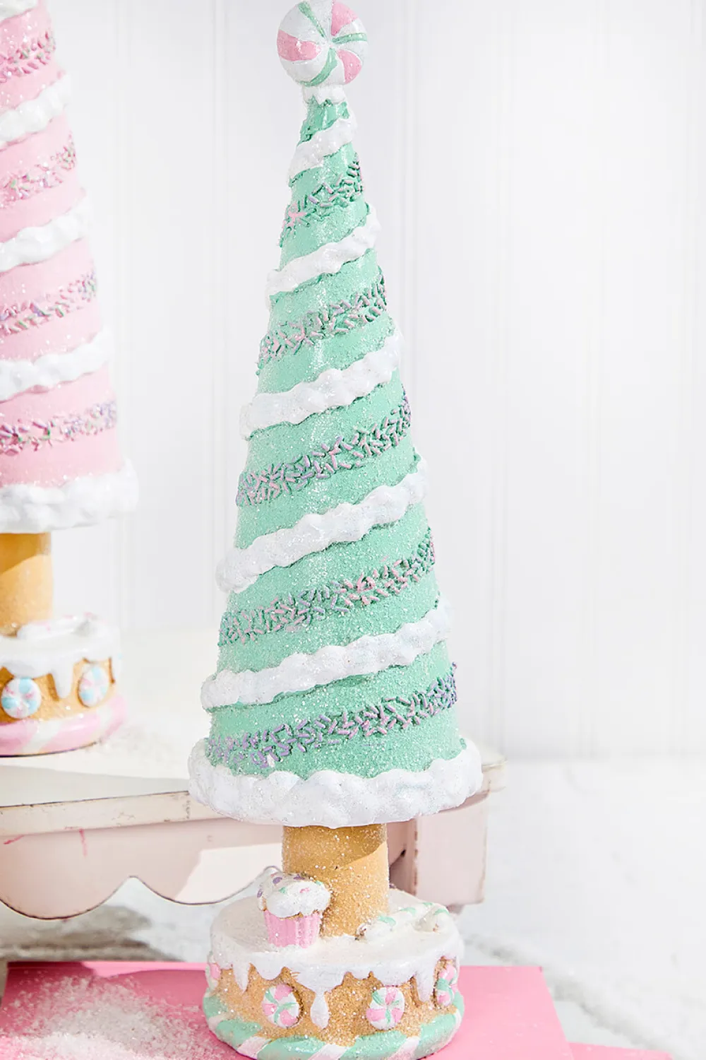 Decorator's Warehouse 15" Resin Holiday Candy Tree > Santa'S Sweet Shoppe|Christmas Accents