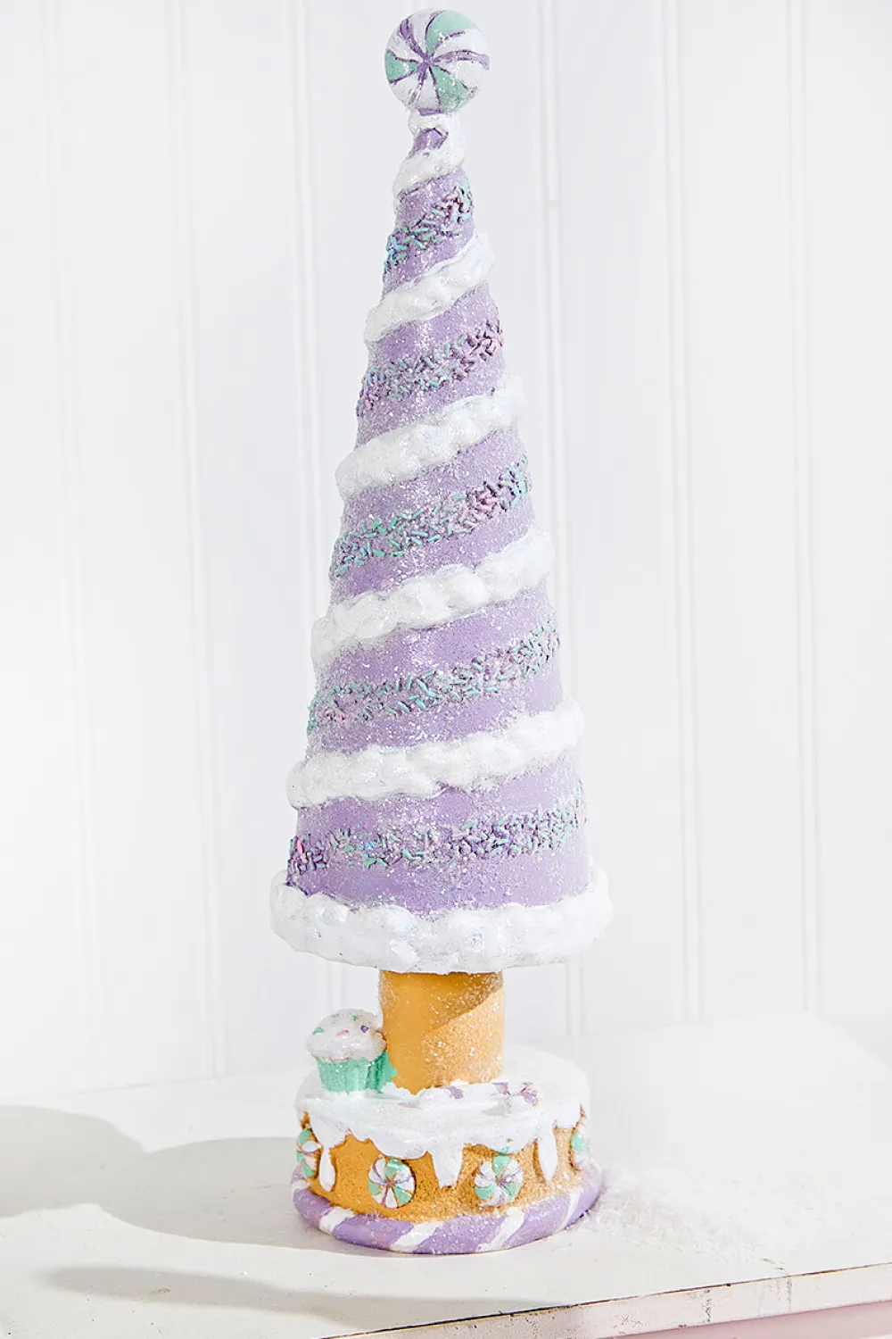 Decorator's Warehouse 15" Resin Holiday Candy Tree > Santa'S Sweet Shoppe|Christmas Accents