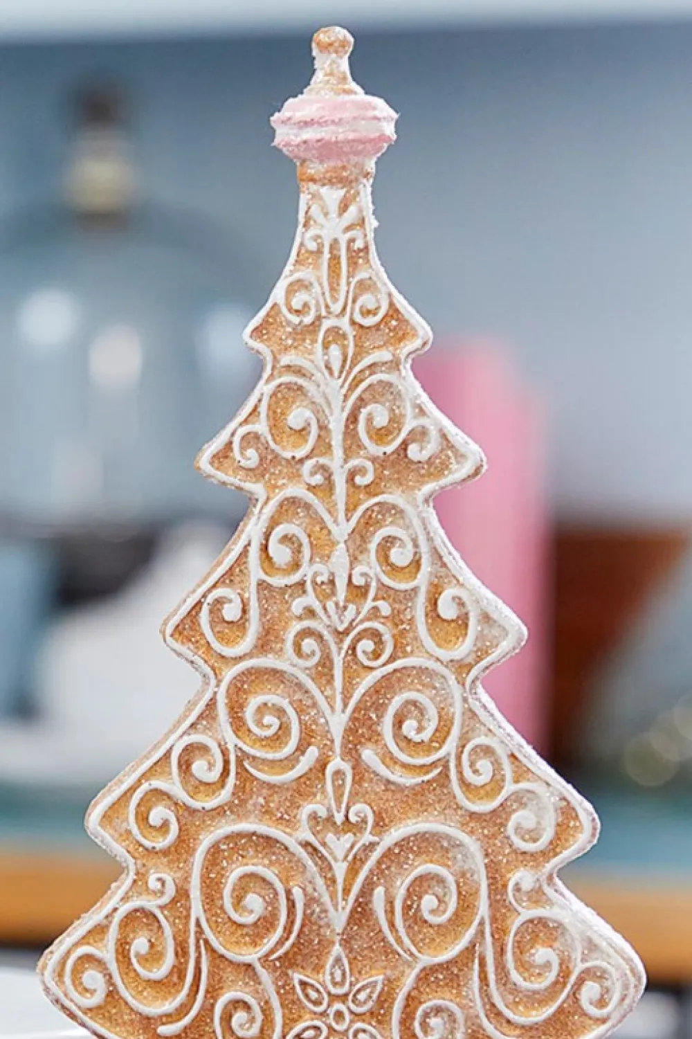 Decorator's Warehouse 13.5" Resin Icing Gingerbread Tree > Santa'S Sweet Shoppe|Christmas Accents