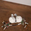 Decorator's Warehouse 9” Resin/Metal Elegant Birds on Branch > Christmas Accents|Christmas Decor