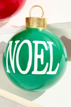 Decorator's Warehouse 5" Resin Noel and Joy Ball Ornaments > Christmas Decor|Christmas Ornaments