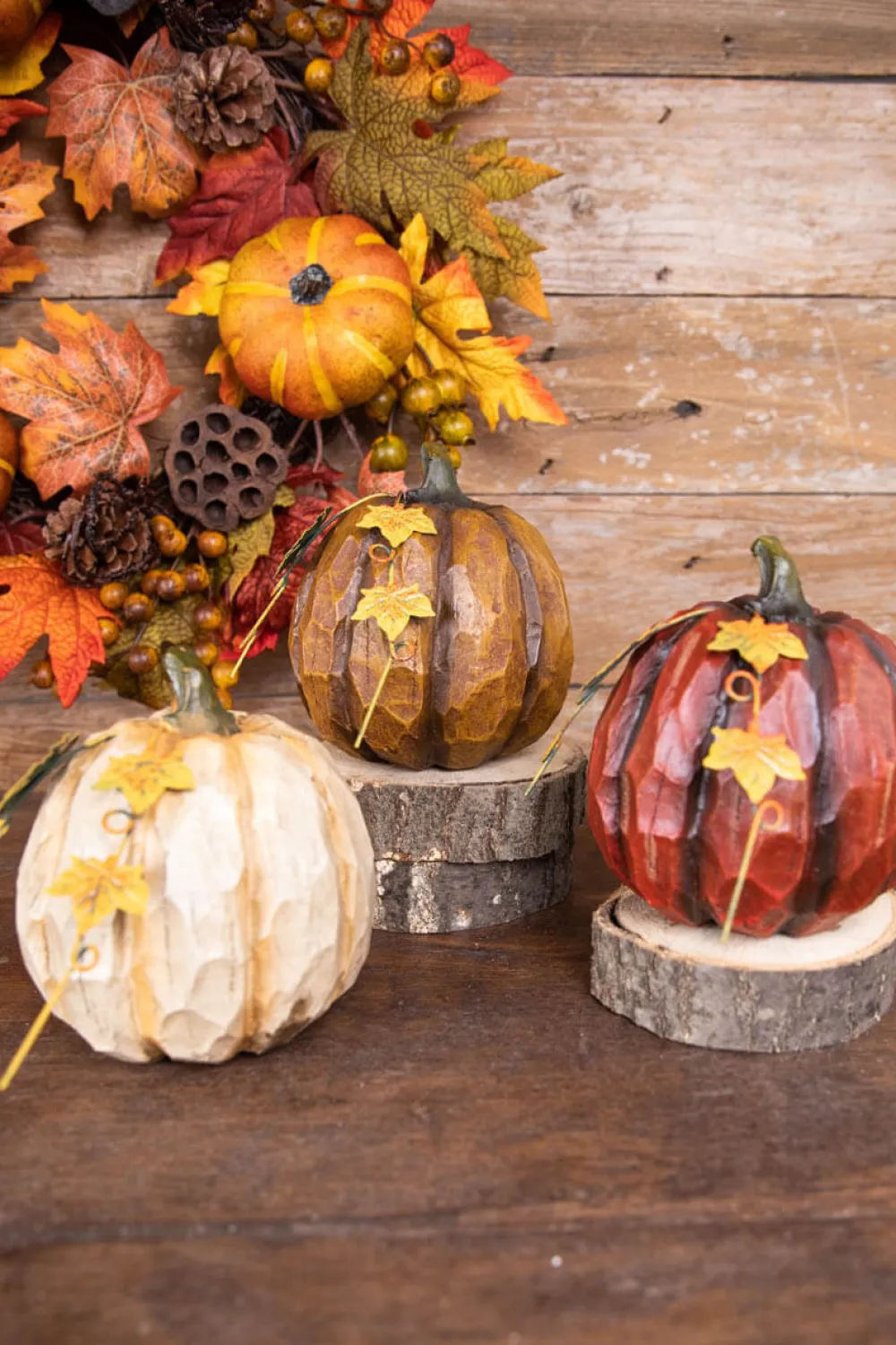 Decorator's Warehouse 6” Resin Pumpkin Figure > Fall Decor|Fall Decor