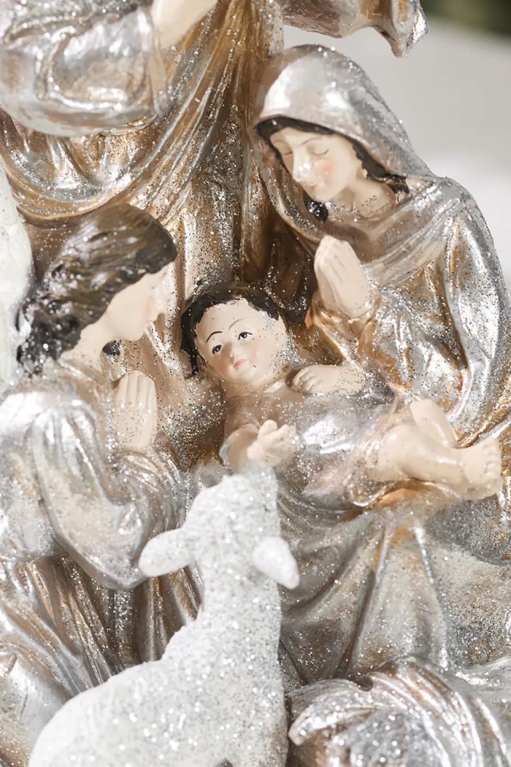 Decorator's Warehouse 13.5" Resin Renaissance Holy Night Scene > Christmas Decor|Natural Elegance