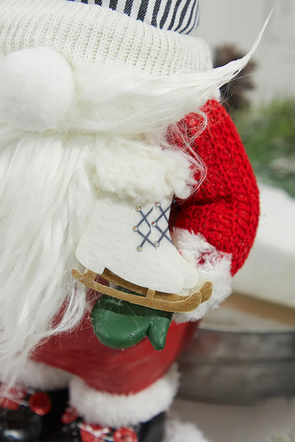 Decorator's Warehouse 13” Resin Santa Gnome Figurine > Christmas Accents|Christmas Decor