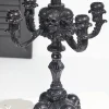 Decorator's Warehouse 14" Resin Skull Candelabra Halloween Decoration > Halloween|Halloween
