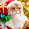 Decorator's Warehouse 36" Retro Santa With Teddy Bear And Sack > Retro Brites|Santas & Angels