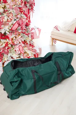 Decorator's Warehouse Rolling Christmas Tree Storage Bag - Green > Best Sellers|Christmas Trees
