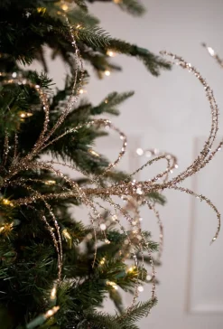 Decorator's Warehouse 31.5” Rose Gold Wispy Pine Glitter Spray > Christmas Sale
