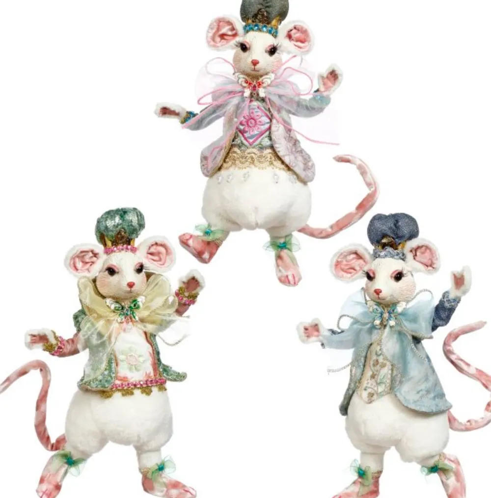 Decorator's Warehouse 12" Royal Palace Mice, Set of 3 - Mark Roberts > Mark Roberts Easter|Mark Roberts Spring
