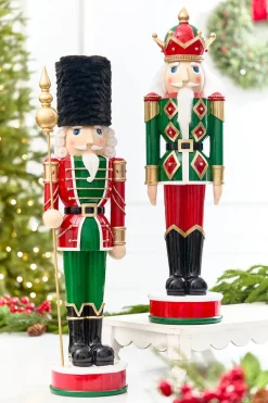 Decorator's Warehouse 24.5" - 26" Royal Resin Soldier > Santas & Angels|Nutcracker