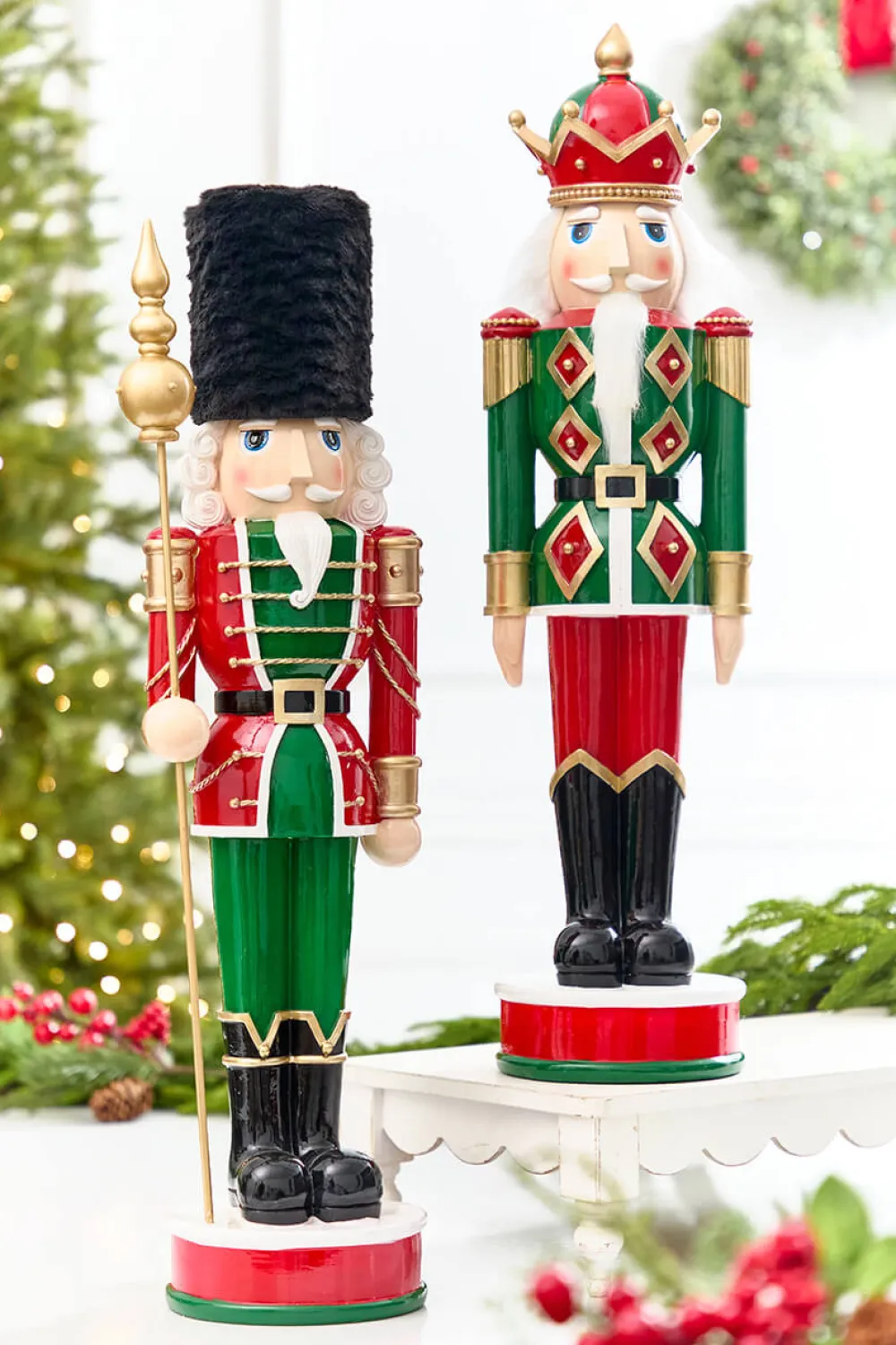 Decorator's Warehouse 24.5" - 26" Royal Resin Soldier > Santas & Angels|Nutcracker