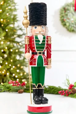 Decorator's Warehouse 24.5" - 26" Royal Resin Soldier > Santas & Angels|Nutcracker