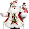 Decorator's Warehouse 25.5" Santa Building Snowman - Mark Roberts > Mark Roberts
