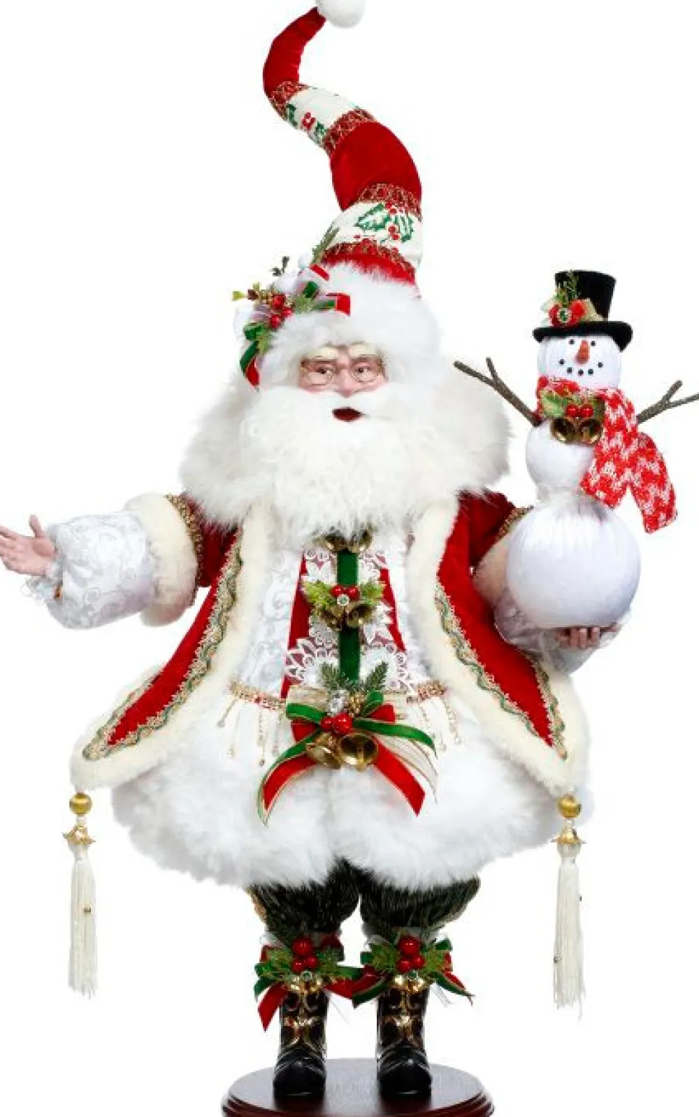 Decorator's Warehouse 25.5" Santa Building Snowman - Mark Roberts > Mark Roberts