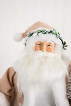 Decorator's Warehouse 19” Santa Figure with Snowflake & Tree > Winter Woodland|Santas & Angels