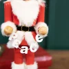Decorator's Warehouse 15" Santa Nutcracker with Peace Garland > Nutcracker|Christmas Accents