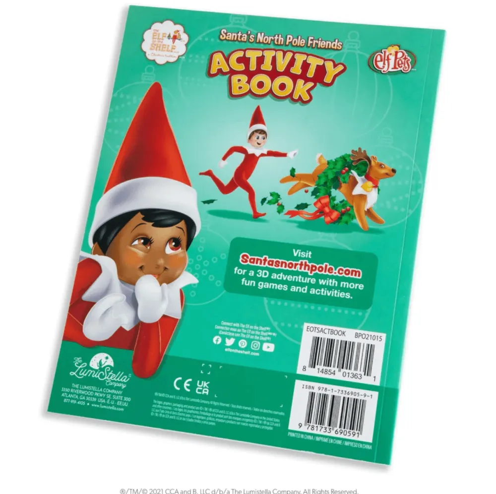 Decorator's Warehouse Santa's North Pole Friends - An Activity Book > Elf On The Shelf|Christmas Decor