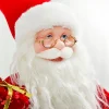Decorator's Warehouse 20" Santa Standing on a Gift Box > Christmas Decor|Traditional