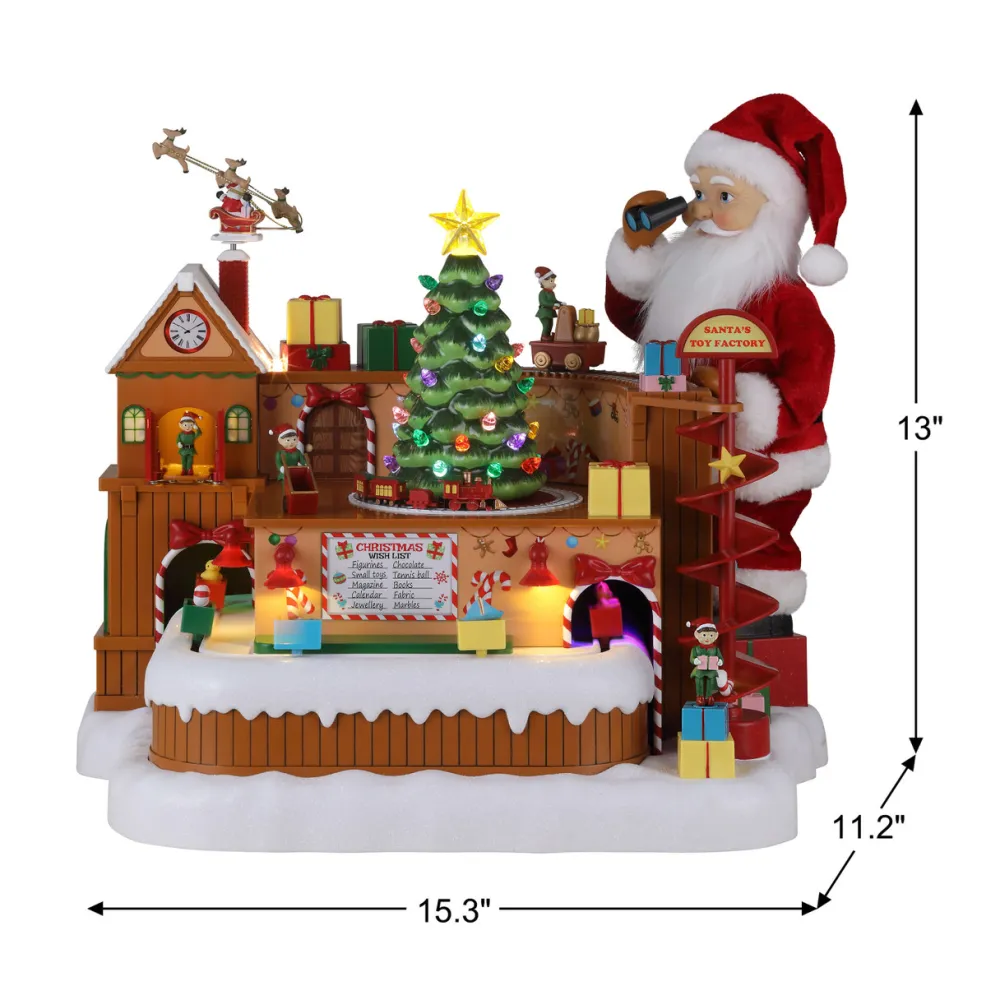 Decorator's Warehouse Santa's Toy Factory Workshop > Christmas Decor|Mr. Christmas