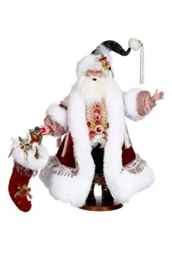 Decorator's Warehouse 27" Santa with Stocking - Mark Roberts > Mark Roberts