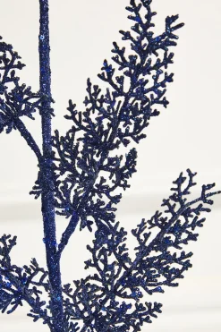Decorator's Warehouse 31" Sequin Coral Leaf Spray > Nutcracker|Christmas Sprays