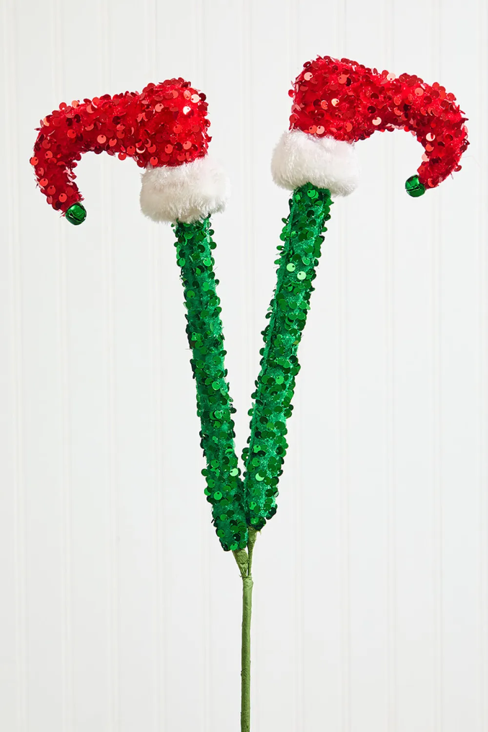 Decorator's Warehouse 23" Sequin Elf Legs Spray > Christmas Decor|Christmas Sprays