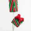 Decorator's Warehouse 28" Sequin Gift Box Spray > Christmas Decor|Christmas Sprays