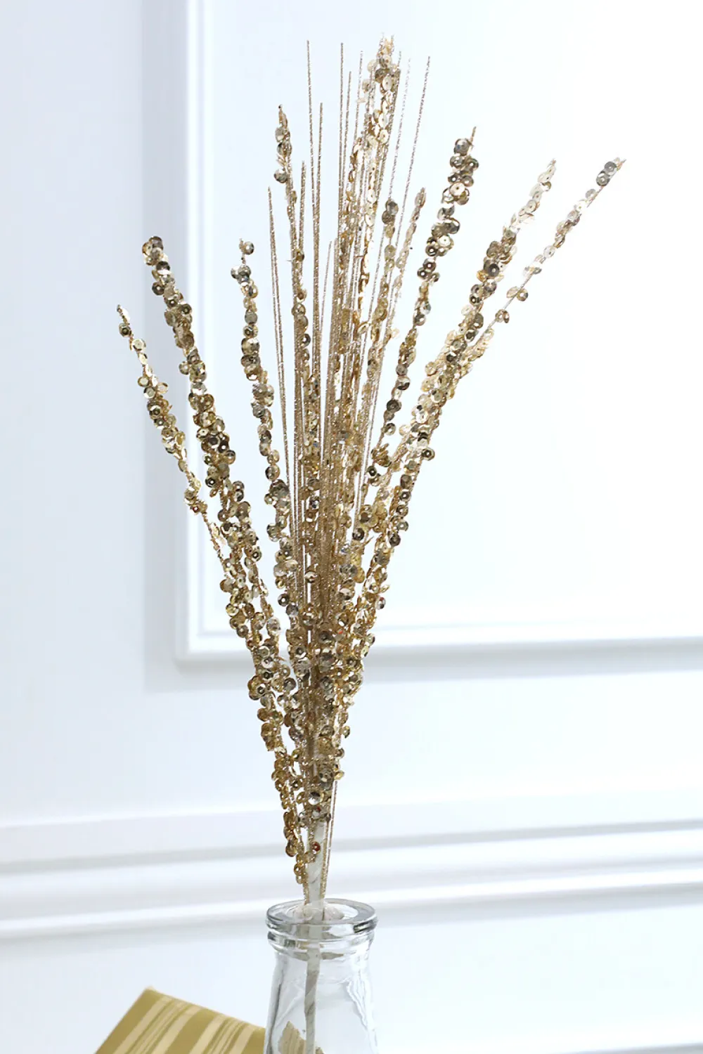 Decorator's Warehouse 28” Sequin Glitter Grass Spray > Christmas Sprays|Christmas Decor