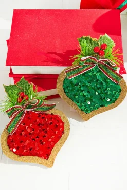 Decorator's Warehouse 6" Sequin Onion Ornament > Christmas Ornaments|Traditional